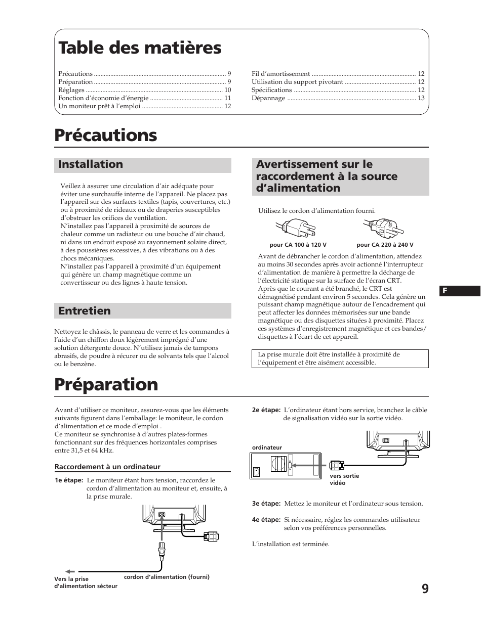 Sony CPD-17F03 User Manual | Page 9 / 33