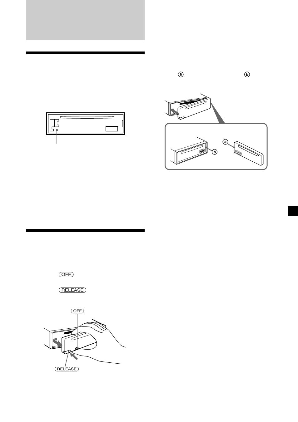 Komma igång, Återställa enheten, Ta bort frontpanelen | Sony CDX-3250 User Manual | Page 53 / 68