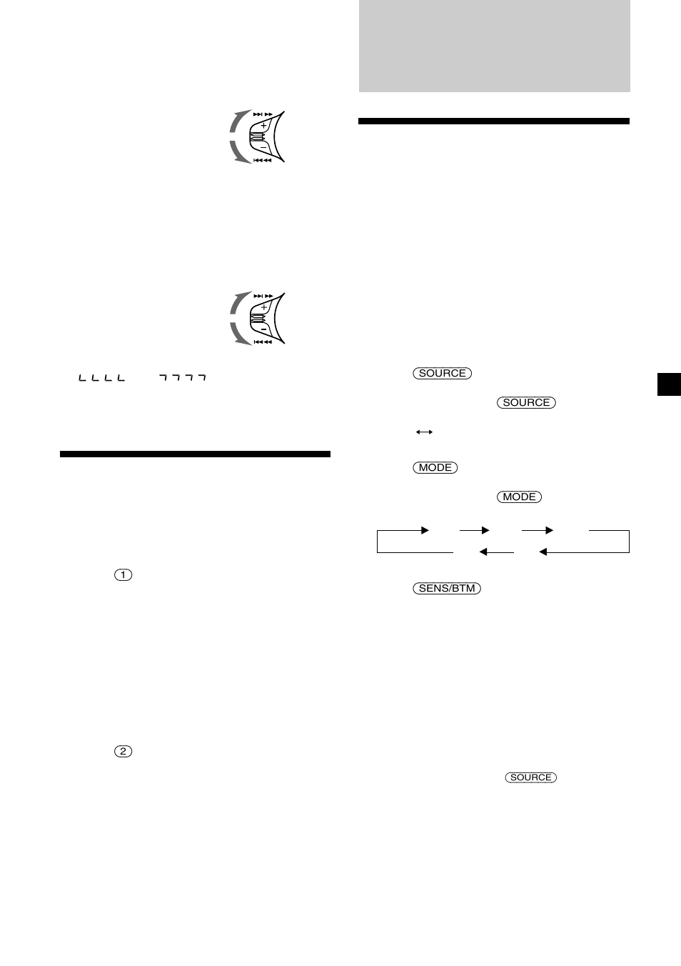 Radio, Playing a cd in various modes | Sony CDX-3250 User Manual | Page 7 / 68