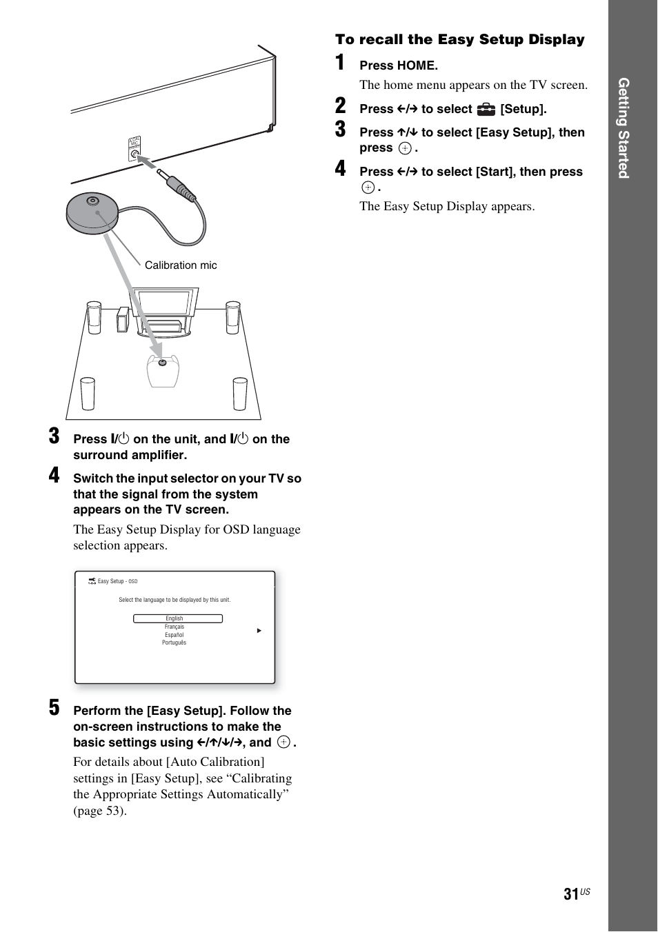 Sony BDV-IZ1000W User Manual | Page 31 / 88
