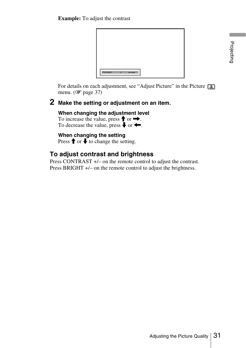 Sony Cineza VPL-HS51A User Manual | Page 31 / 68