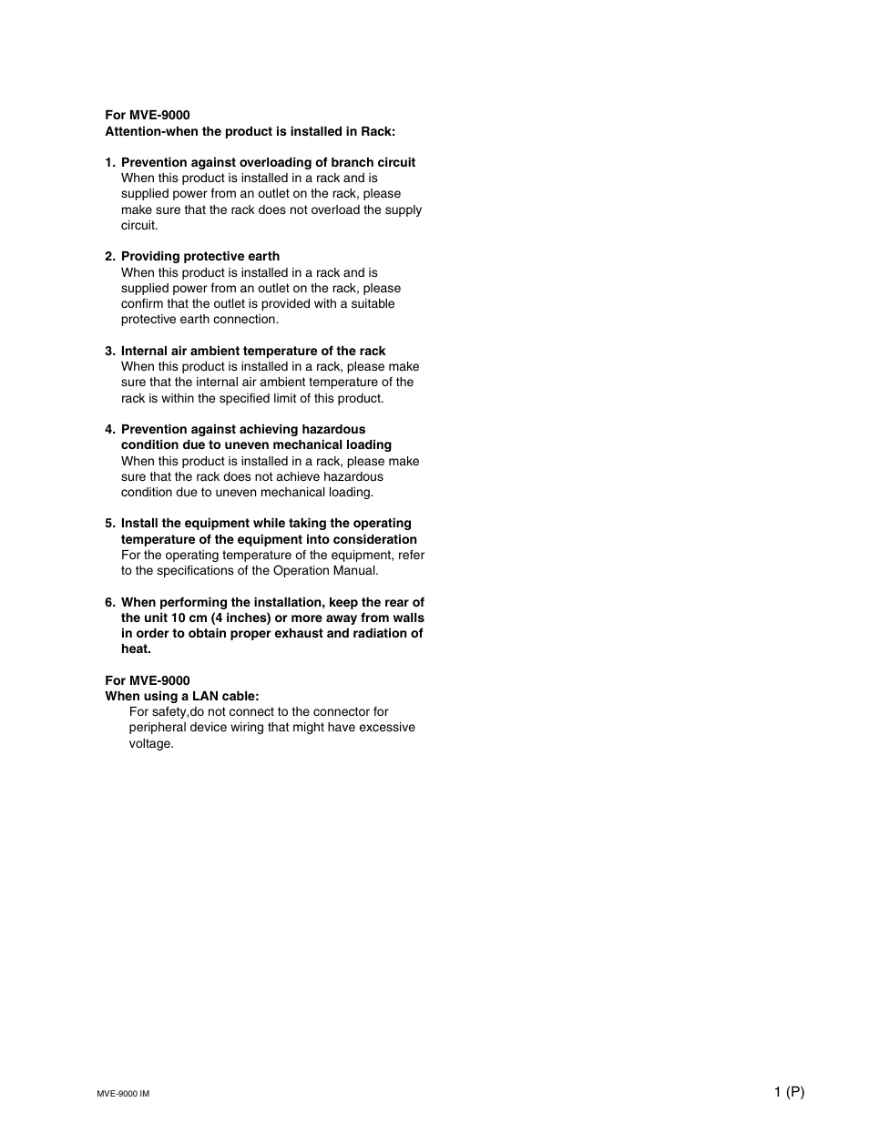 Sony MKE-9020M User Manual | Page 3 / 36