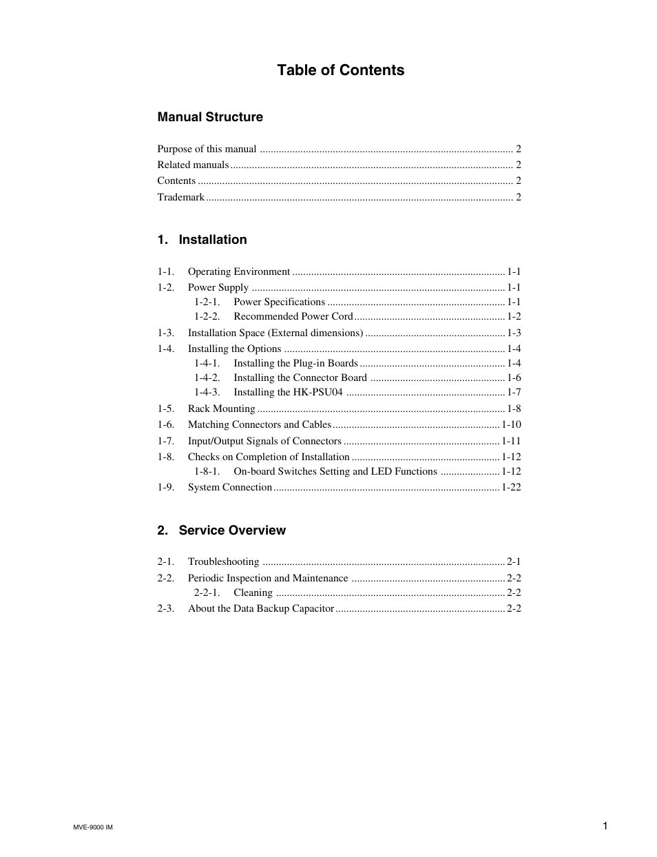 Sony MKE-9020M User Manual | Page 5 / 36