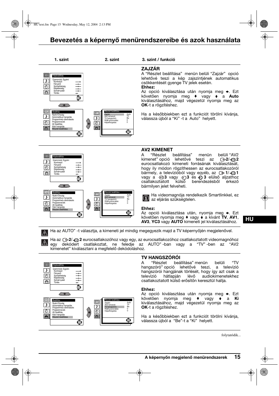 Sony KV-29CS60K User Manual | Page 75 / 124