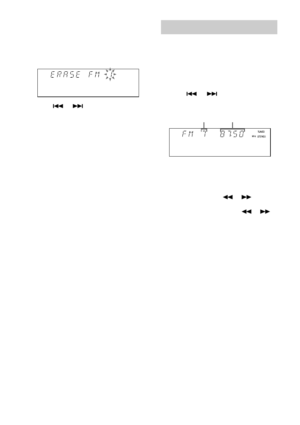 Listening to the radio — preset tuning, Listening to the radio, Preset tuning | Sony MHC-RG60 User Manual | Page 12 / 32