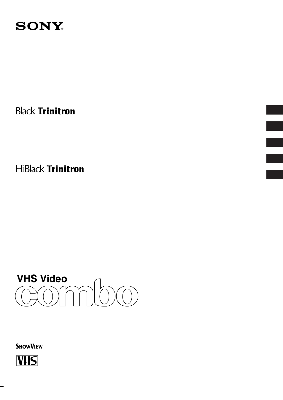 Sony Trinitron KV-21V6D User Manual | 252 pages