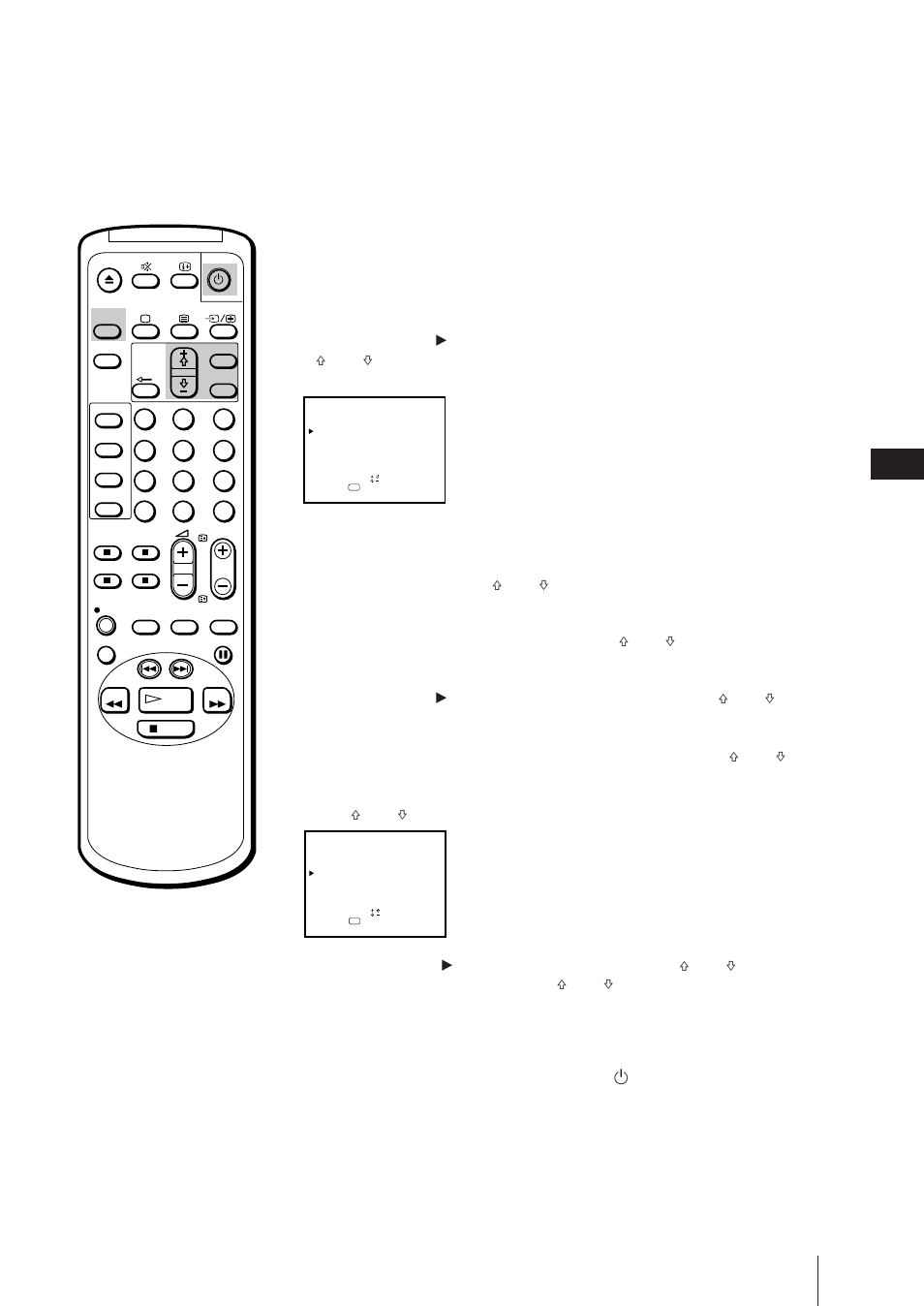 Appuyez sur menu pour revenir à l’écran initial | Sony Trinitron KV-21V6D User Manual | Page 137 / 252