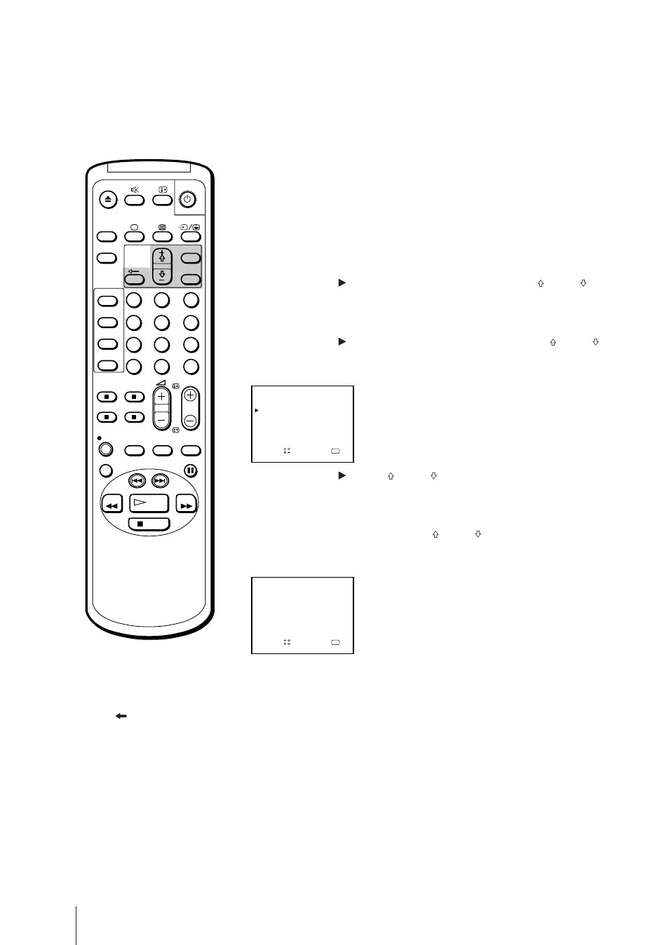 Namnge en tv-station, Tryck på menu för att visa huvudmenyn, Komma igång | Sony Trinitron KV-21V6D User Manual | Page 210 / 252