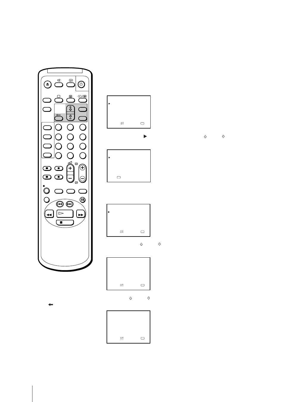 Steg 5 — ställa klockan, Tryck på menu för att visa huvudmenyn, Komma igång | Sony Trinitron KV-21V6D User Manual | Page 216 / 252