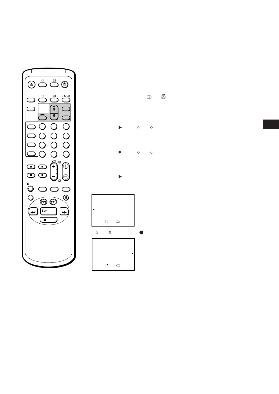 Menu drücken, um das hauptmenü einzublenden, Erste schritte | Sony Trinitron KV-21V6D User Manual | Page 63 / 252