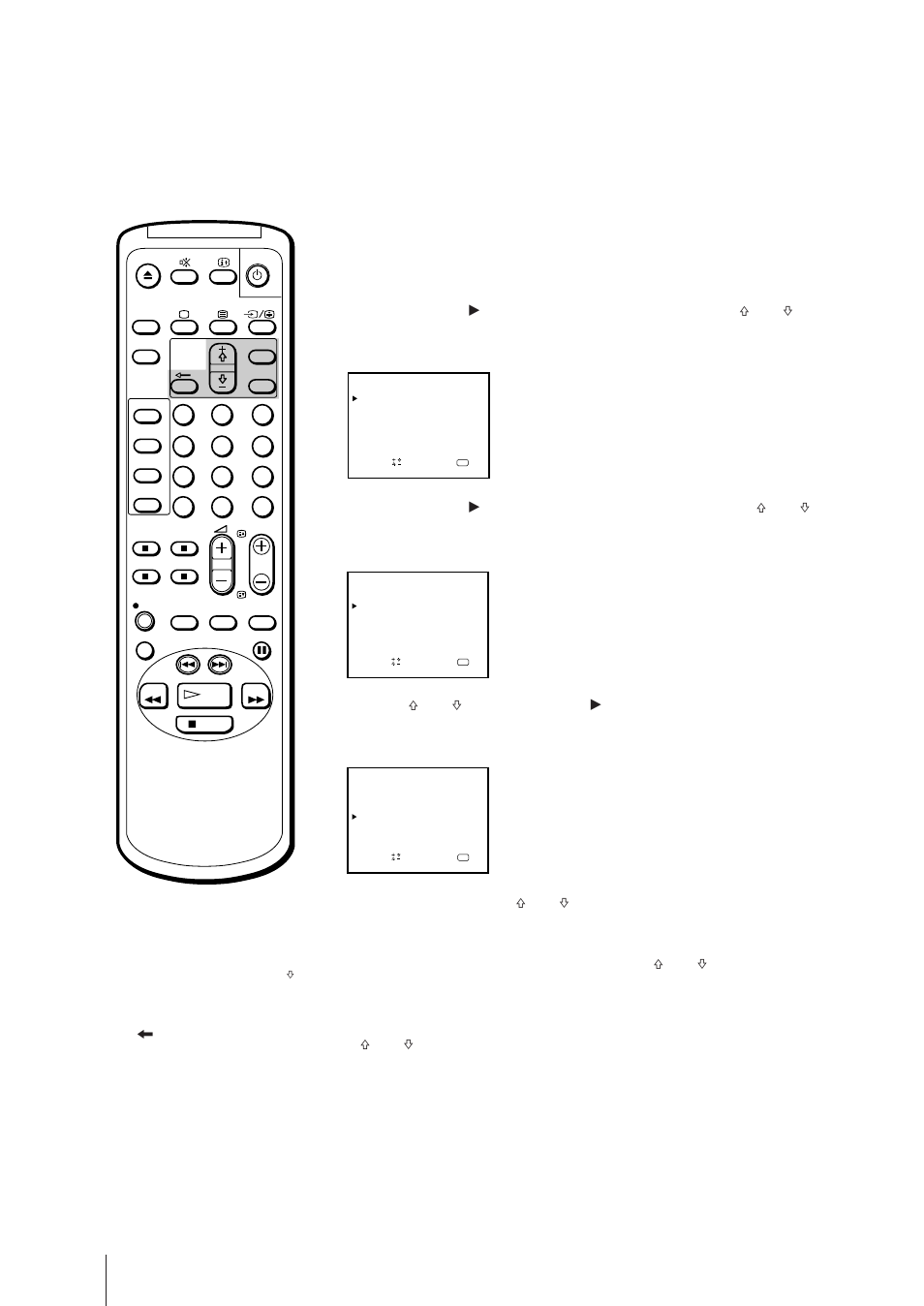 Presetting channels manually, Press menu to display the main menu, Repeat steps 4 through 7 to preset other channels | Getting started | Sony Trinitron KV-21V6D User Manual | Page 8 / 252