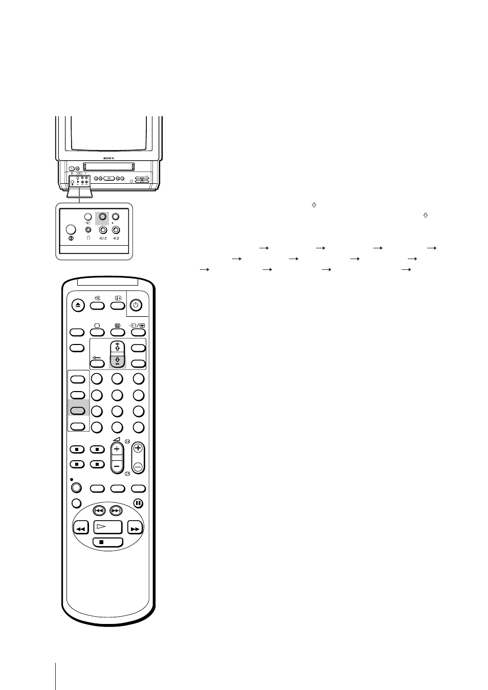 Täglich/wöchentlich wiederkehrende aufnahme, Stoppen der timer-gesteuerten aufnahme | Sony Trinitron KV-21V6D User Manual | Page 80 / 252