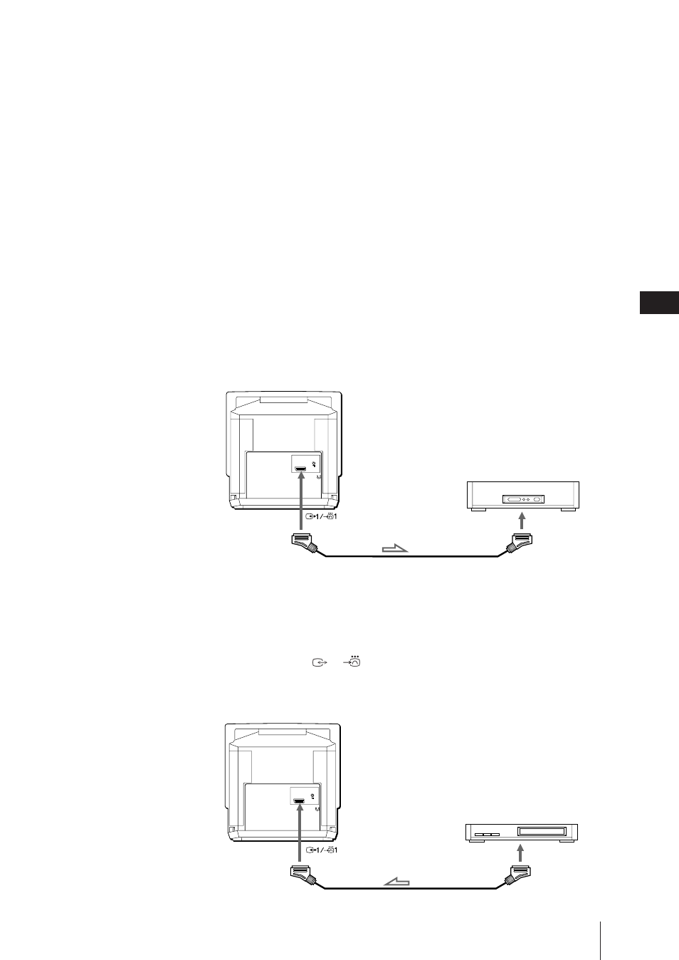 Überspielen mit einem anderen videorecorder, Überspielen von einem anderen videorecorder, Überspielen auf einen anderen videorecorder | Sony Trinitron KV-21V6D User Manual | Page 93 / 252