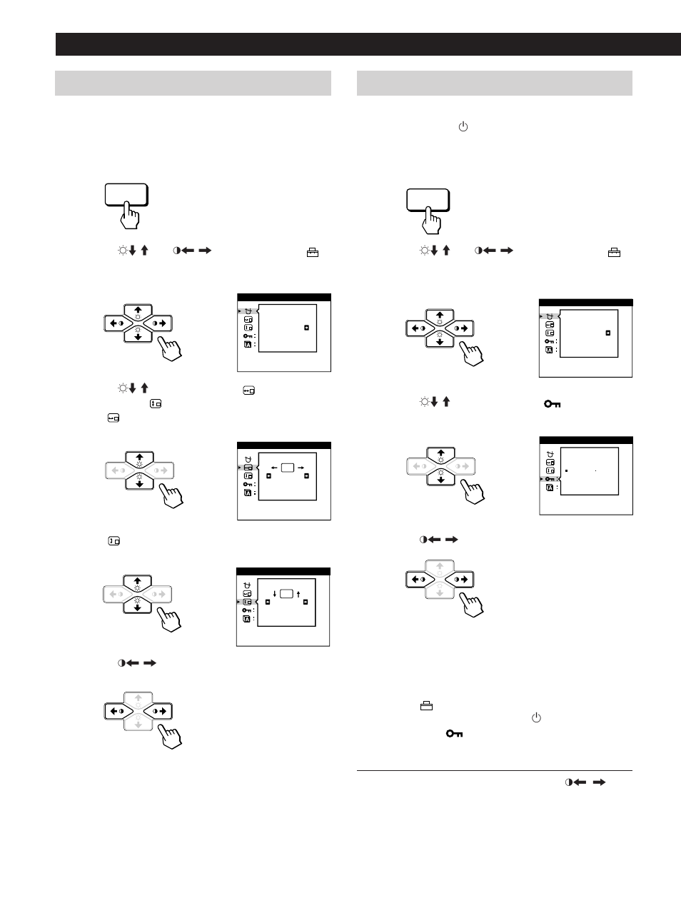 Locking the controls | Sony CPD-100GST User Manual | Page 14 / 92