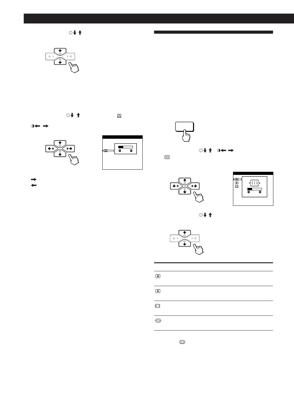 Uso de la indicación en pantalla pantal (pantalla), Personalización del monitor | Sony CPD-100GST User Manual | Page 66 / 92