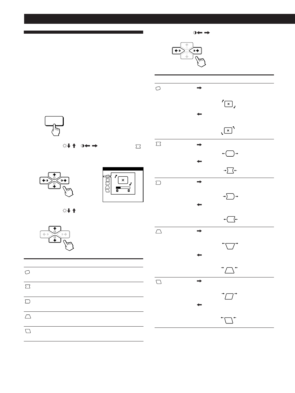 Uso dell’indicazione a schermo geom (geometria), Personalizzazione del monitor | Sony CPD-100GST User Manual | Page 82 / 92