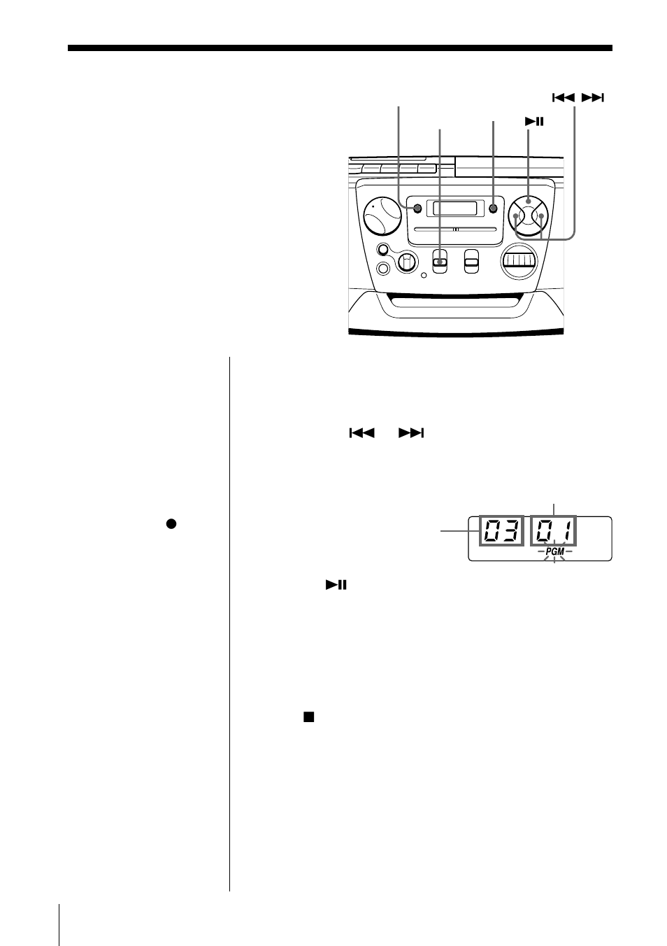 Creating your own program | Sony CFD-V177L User Manual | Page 16 / 52