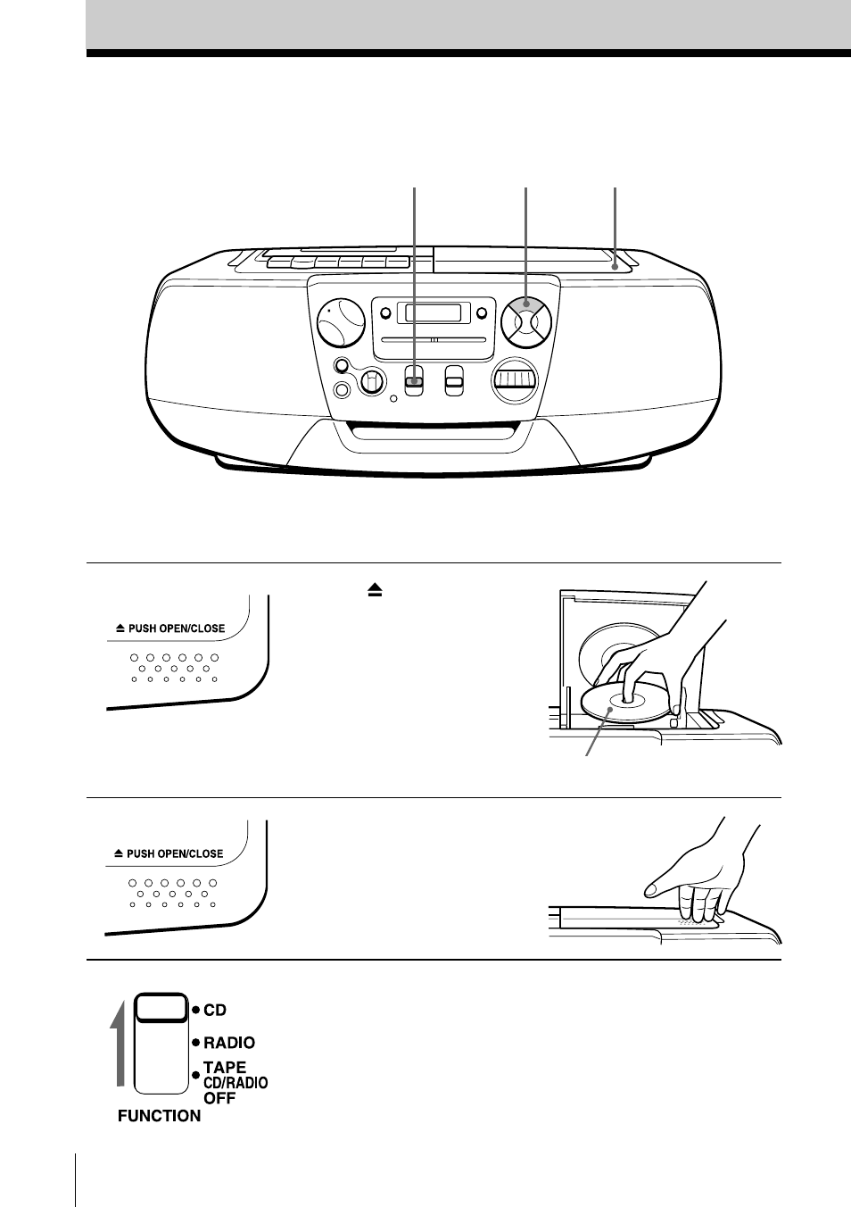 Reproducción de un disco compacto | Sony CFD-V177L User Manual | Page 30 / 52