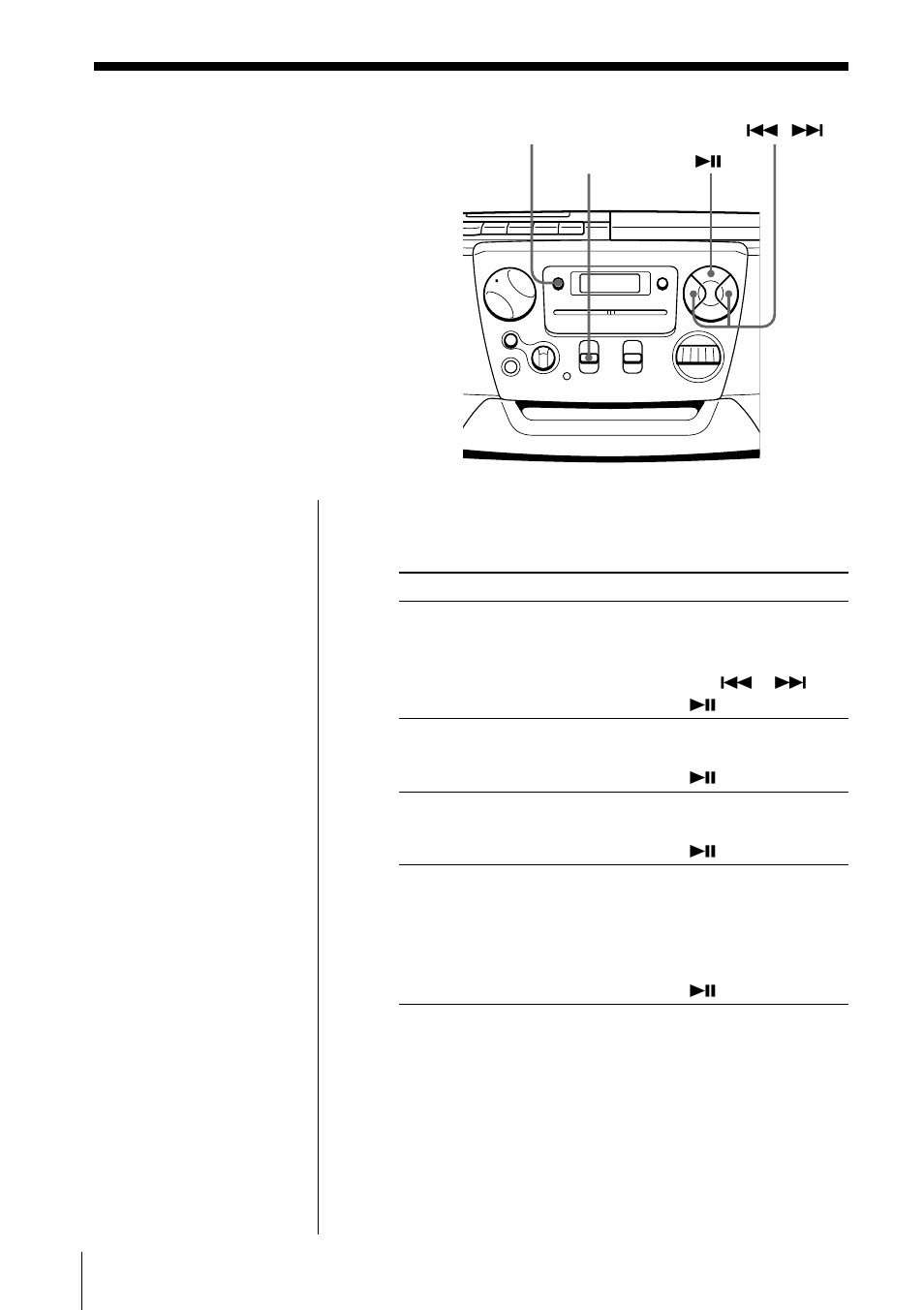 Reproducción repetida de canciones | Sony CFD-V177L User Manual | Page 40 / 52
