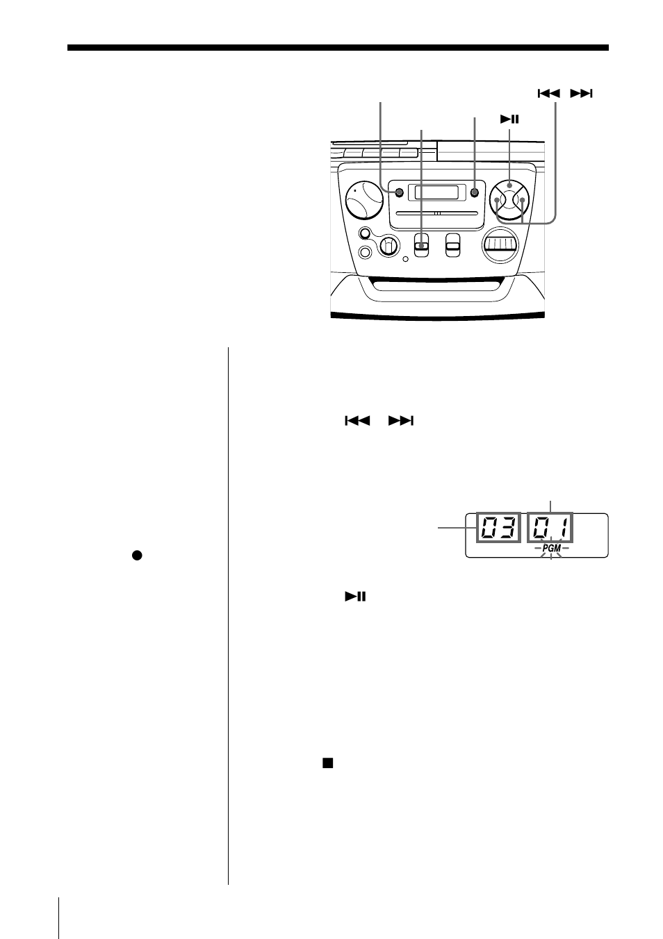 Creación de su propio programa | Sony CFD-V177L User Manual | Page 42 / 52