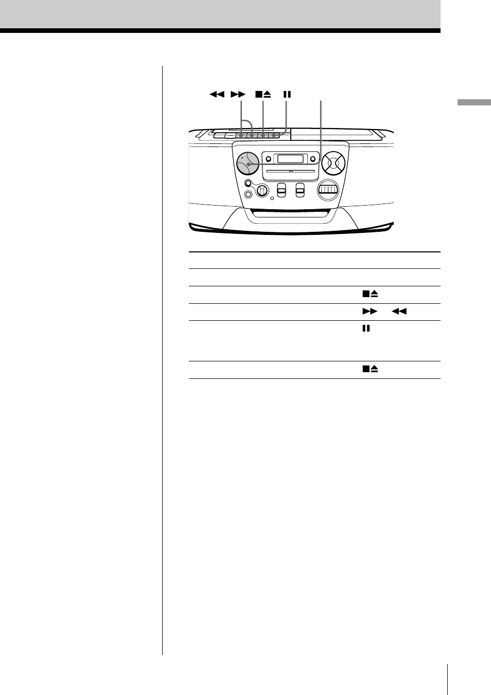 Basic operations 9 | Sony CFD-V177L User Manual | Page 9 / 52