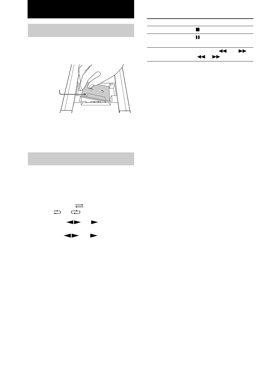 Tape, Loading a tape, Playing a tape | Sony CHC-TB20 User Manual | Page 18 / 36