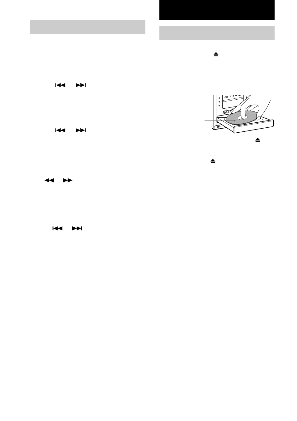 Setting the clock, Loading a cd | Sony CHC-TB20 User Manual | Page 8 / 36