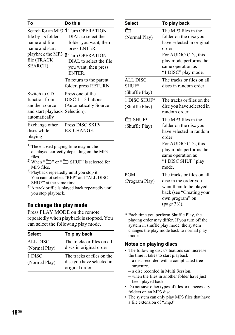 Sony 4-130-433-13(2) User Manual | Page 18 / 56