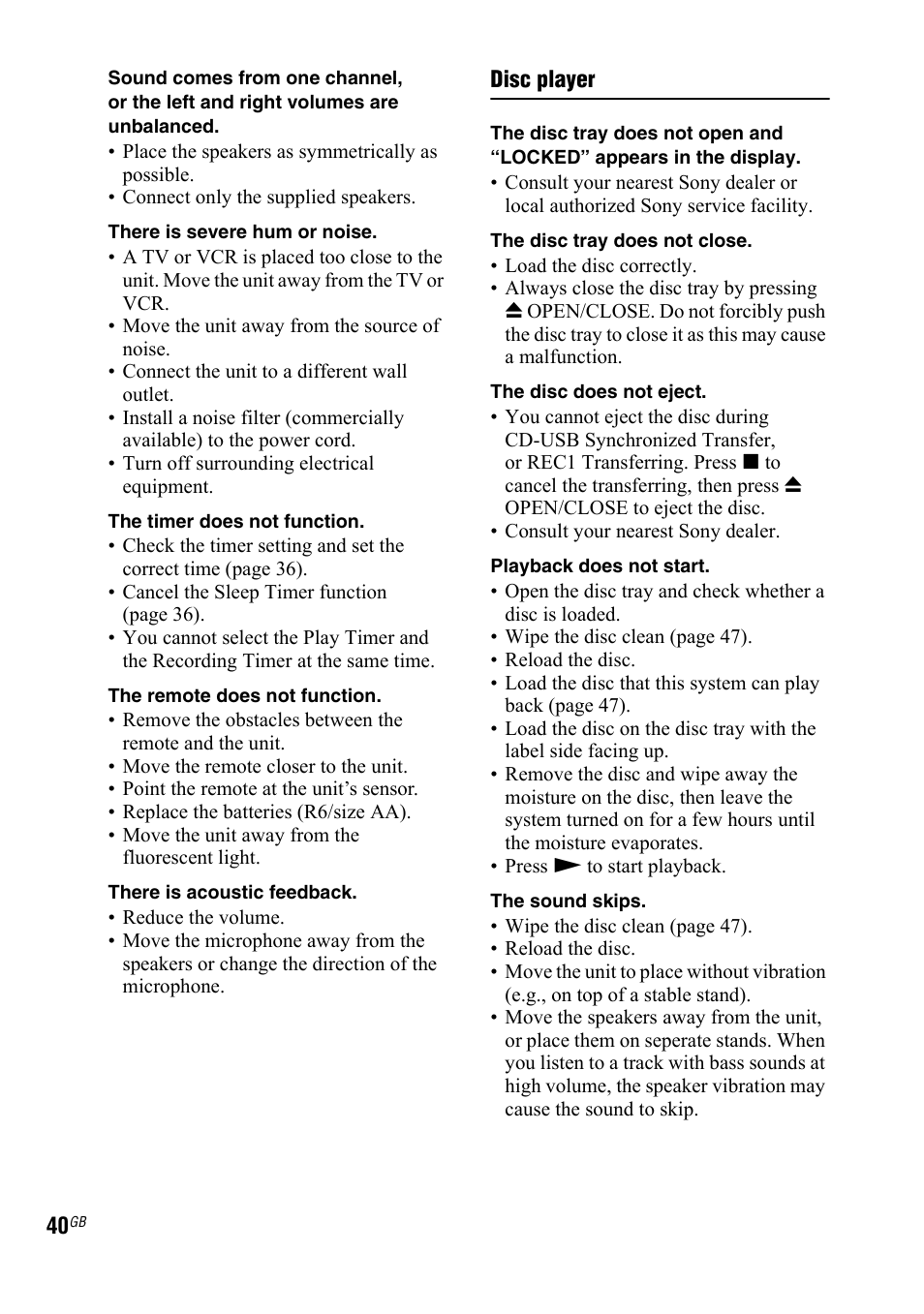 Sony 4-130-433-13(2) User Manual | Page 40 / 56