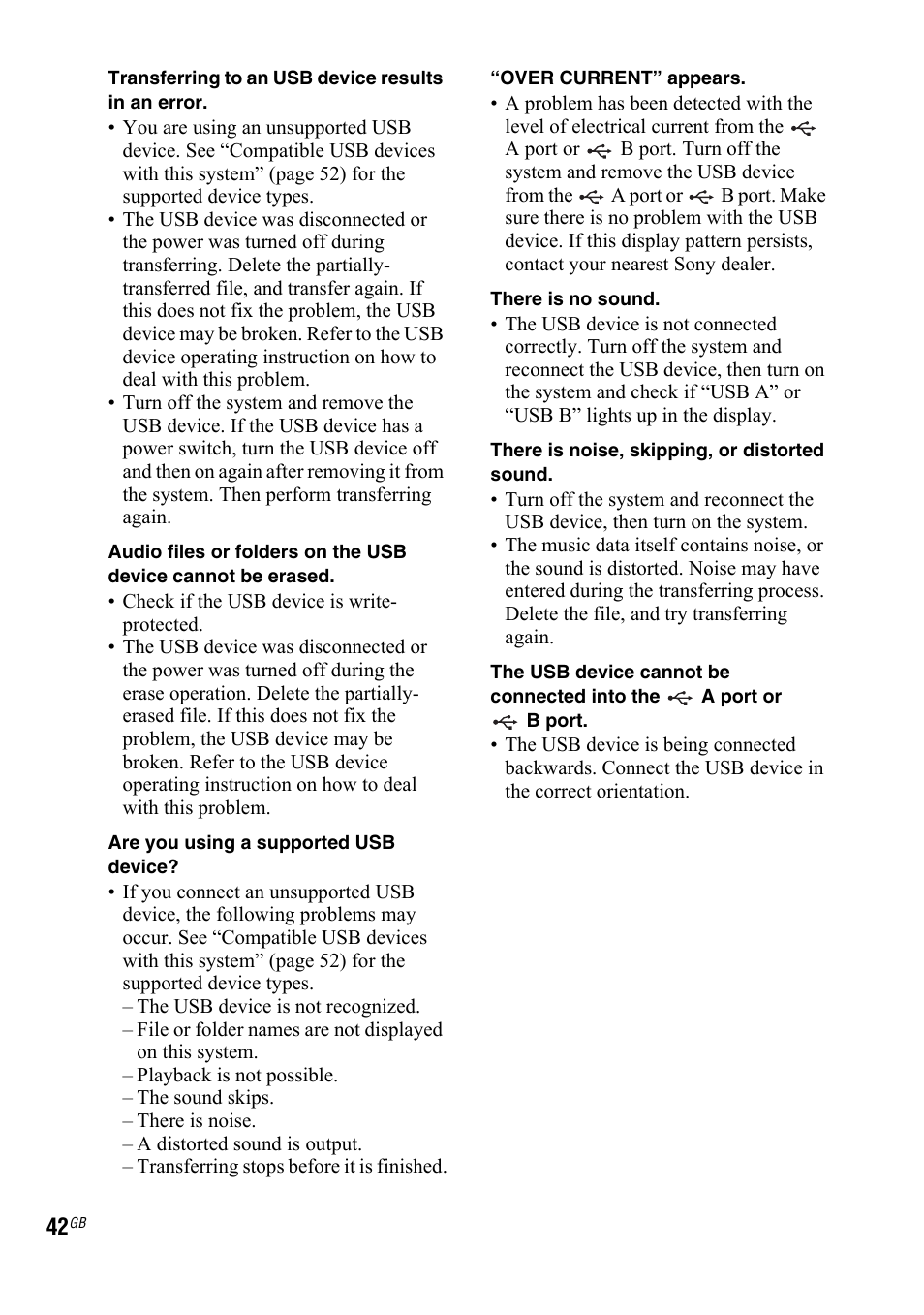 Sony 4-130-433-13(2) User Manual | Page 42 / 56
