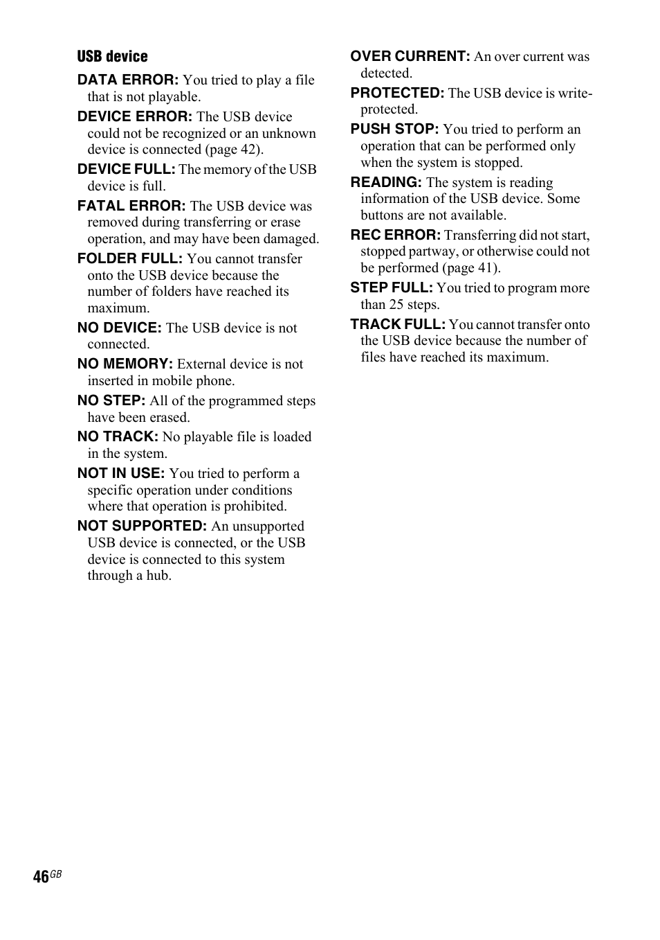 Sony 4-130-433-13(2) User Manual | Page 46 / 56