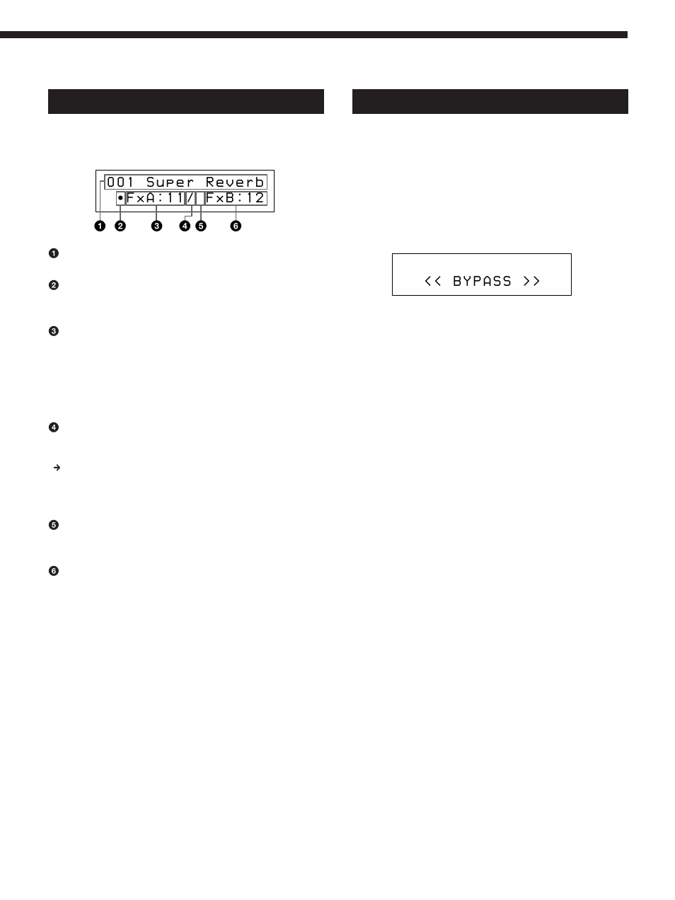 Reading the display, Outputting without effects (bypass) | Sony DPS-V55M User Manual | Page 11 / 64