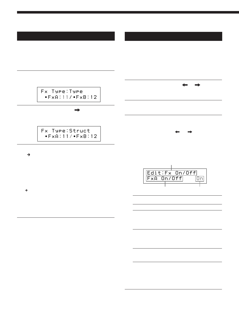 Editing a program, Choosing the structure, Changing the parameters | Sony DPS-V55M User Manual | Page 14 / 64