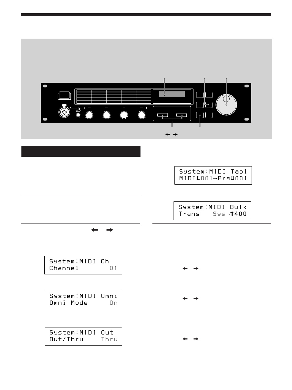 System operations, Midi settings | Sony DPS-V55M User Manual | Page 17 / 64