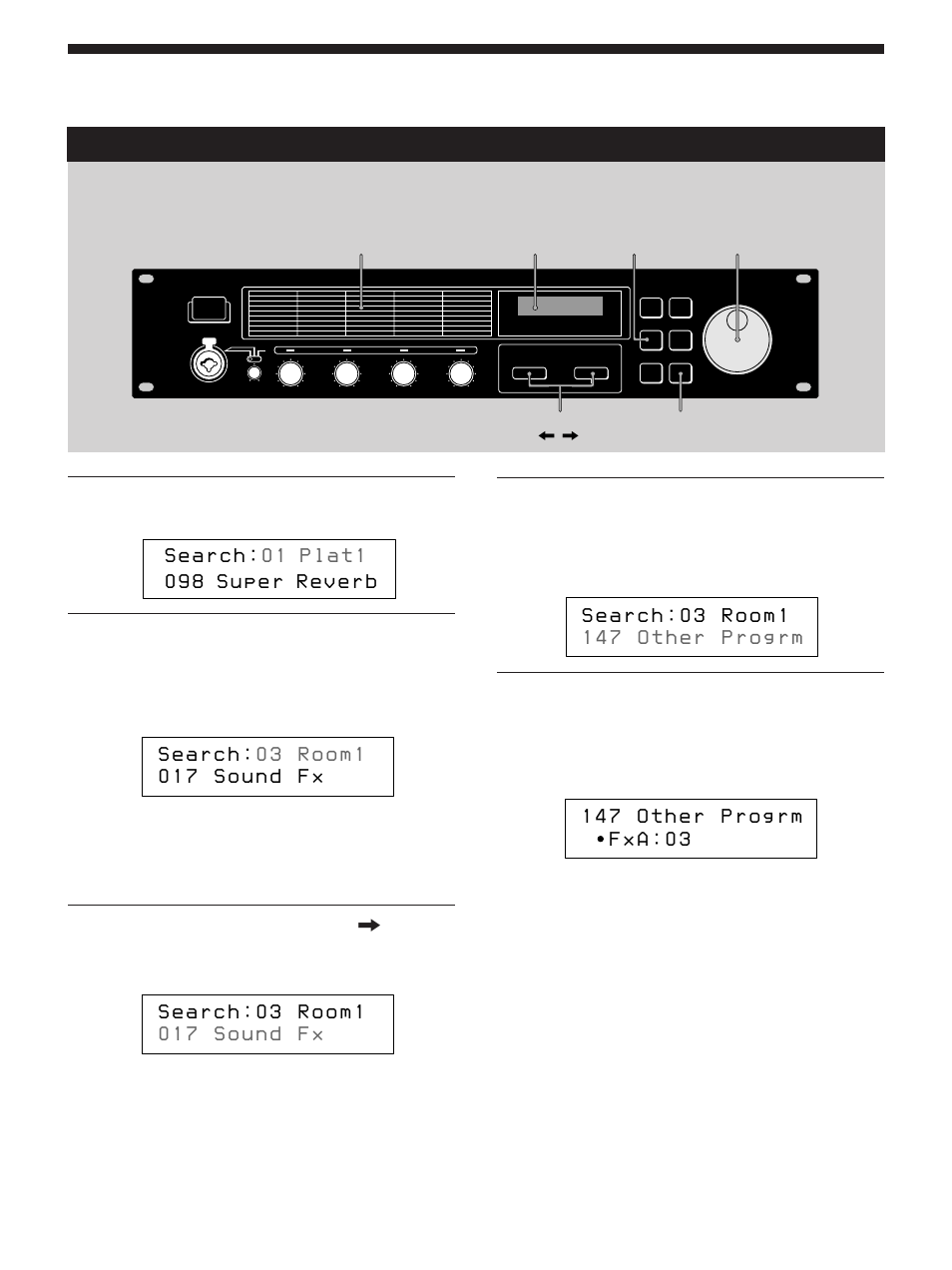 Opérations de base, Sélection de programmes par bloc d’effets | Sony DPS-V55M User Manual | Page 32 / 64