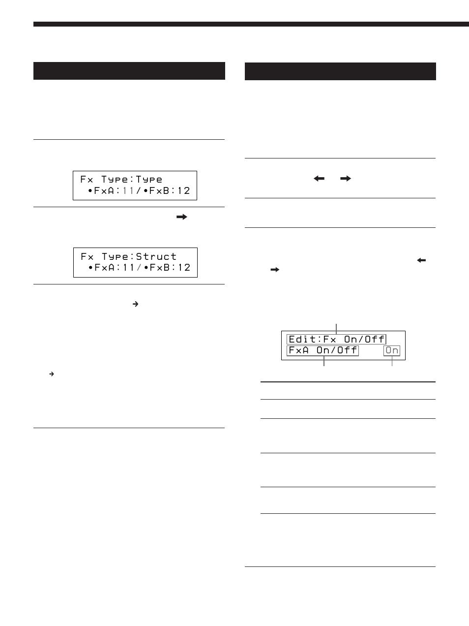 Edition d’un programme, Changement des paramètres, Sélection de la structure | Sony DPS-V55M User Manual | Page 34 / 64