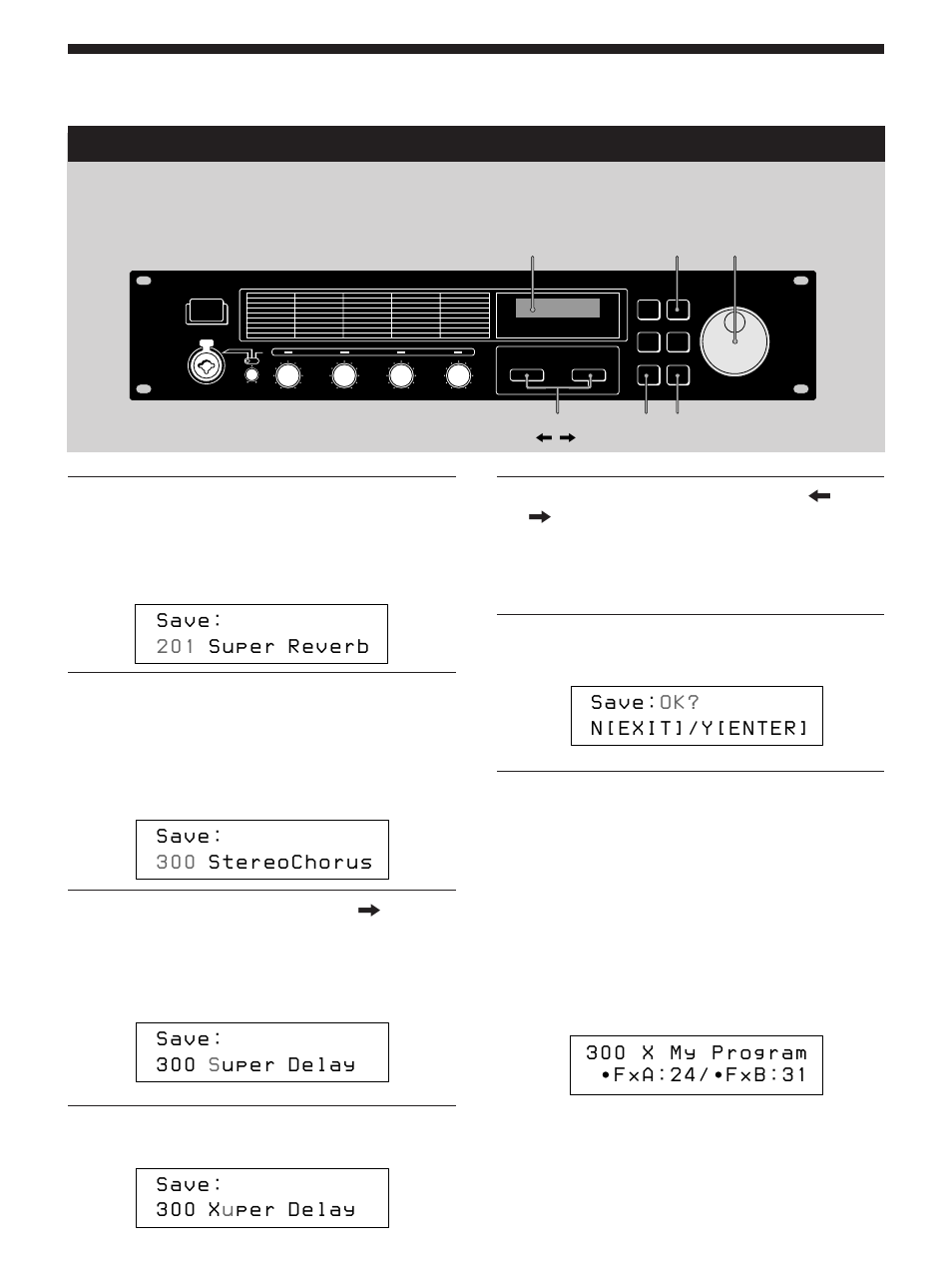 Edition d’un programme, Sauvegarde d’un programme | Sony DPS-V55M User Manual | Page 36 / 64