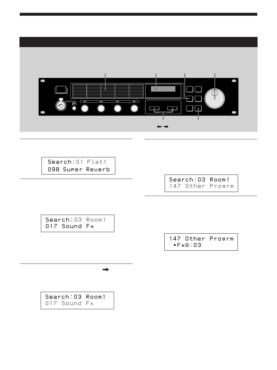 Grundlegender betrieb, Programmwahl durch vorgabe des effekttyps | Sony DPS-V55M User Manual | Page 52 / 64