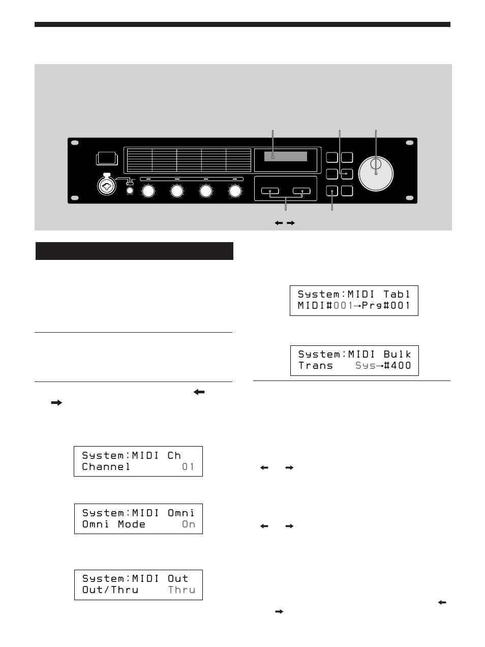 Systemeinstellungen, Midi-einstellungen | Sony DPS-V55M User Manual | Page 57 / 64