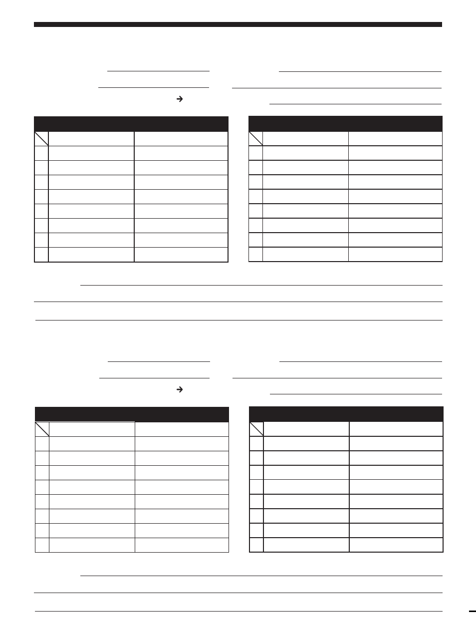 Blank chart / tableaux d’espace / leertabellen | Sony DPS-V55M User Manual | Page 64 / 64