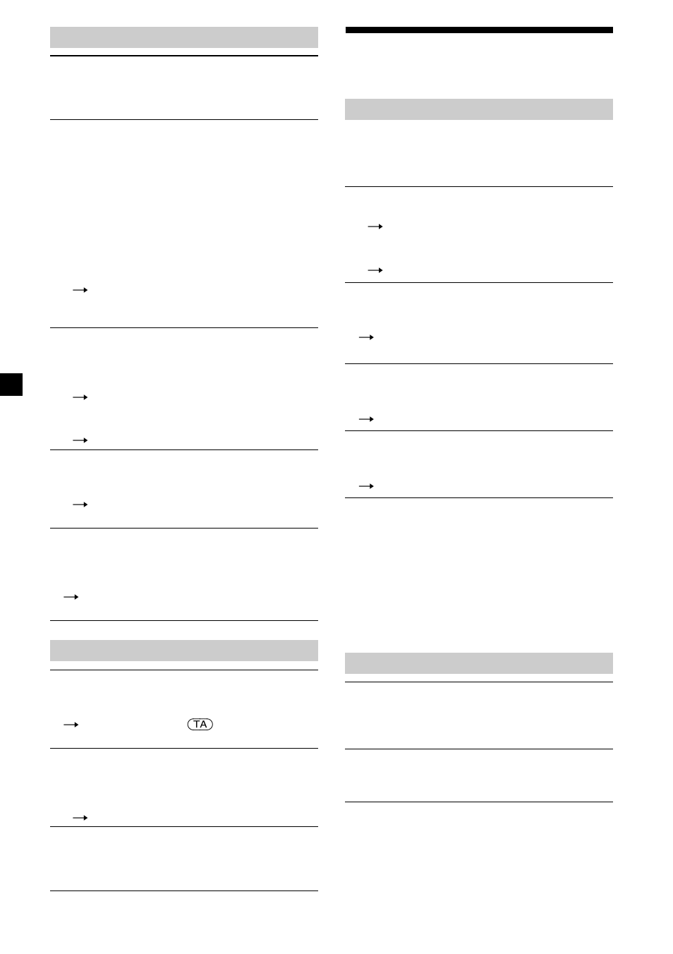 26 messaggi di errore/ messaggi | Sony CDX-CA600 User Manual | Page 104 / 132