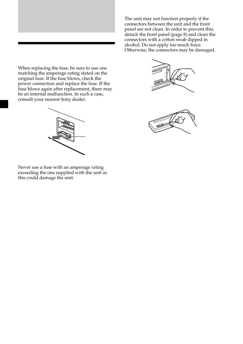 Maintenance, Additional information | Sony CDX-CA600 User Manual | Page 22 / 132