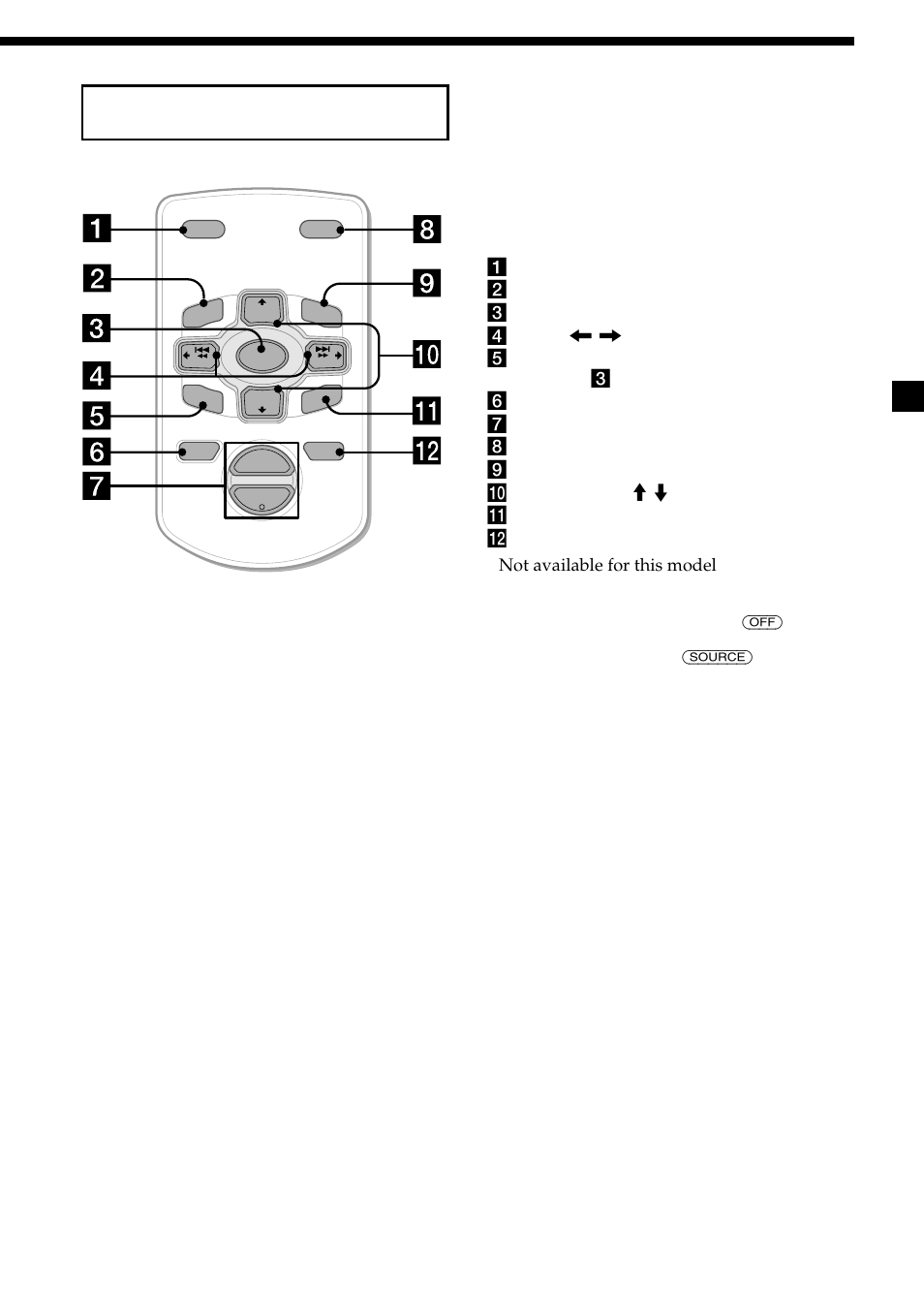 Card remote commander rm-x114 (optional) | Sony CDX-CA600 User Manual | Page 5 / 132