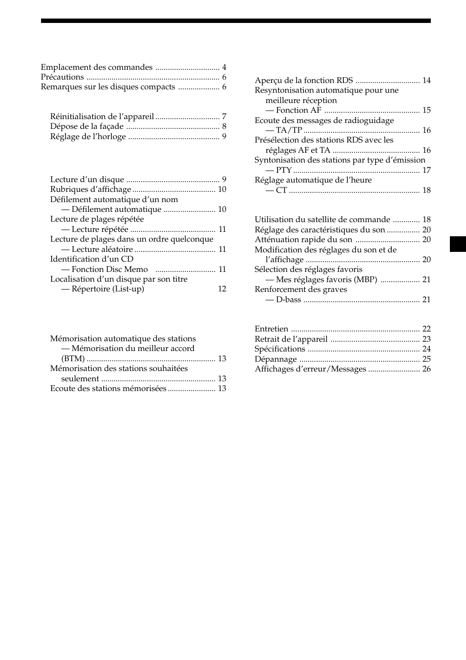 Sony CDX-CA600 User Manual | Page 55 / 132