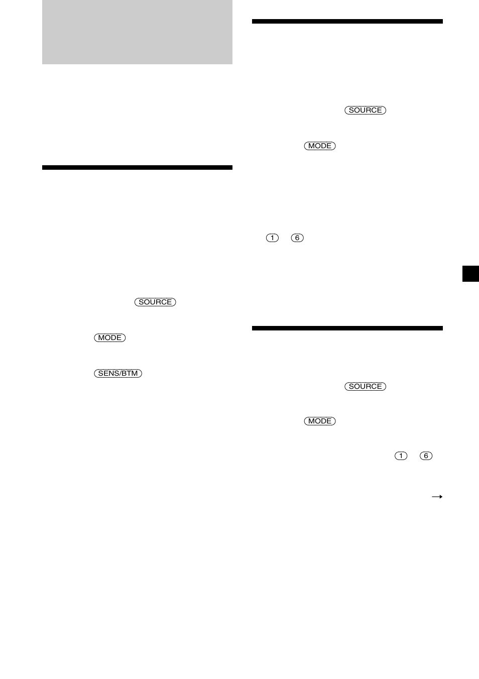 Radio | Sony CDX-CA600 User Manual | Page 91 / 132