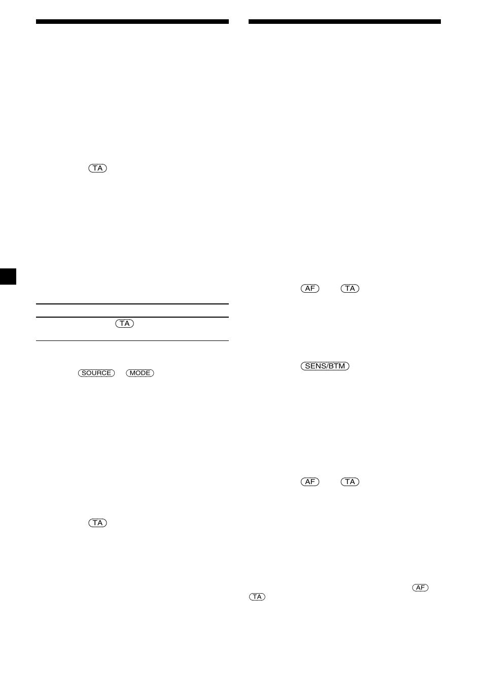 Ricezione dei notiziari sul traffico | Sony CDX-CA600 User Manual | Page 94 / 132