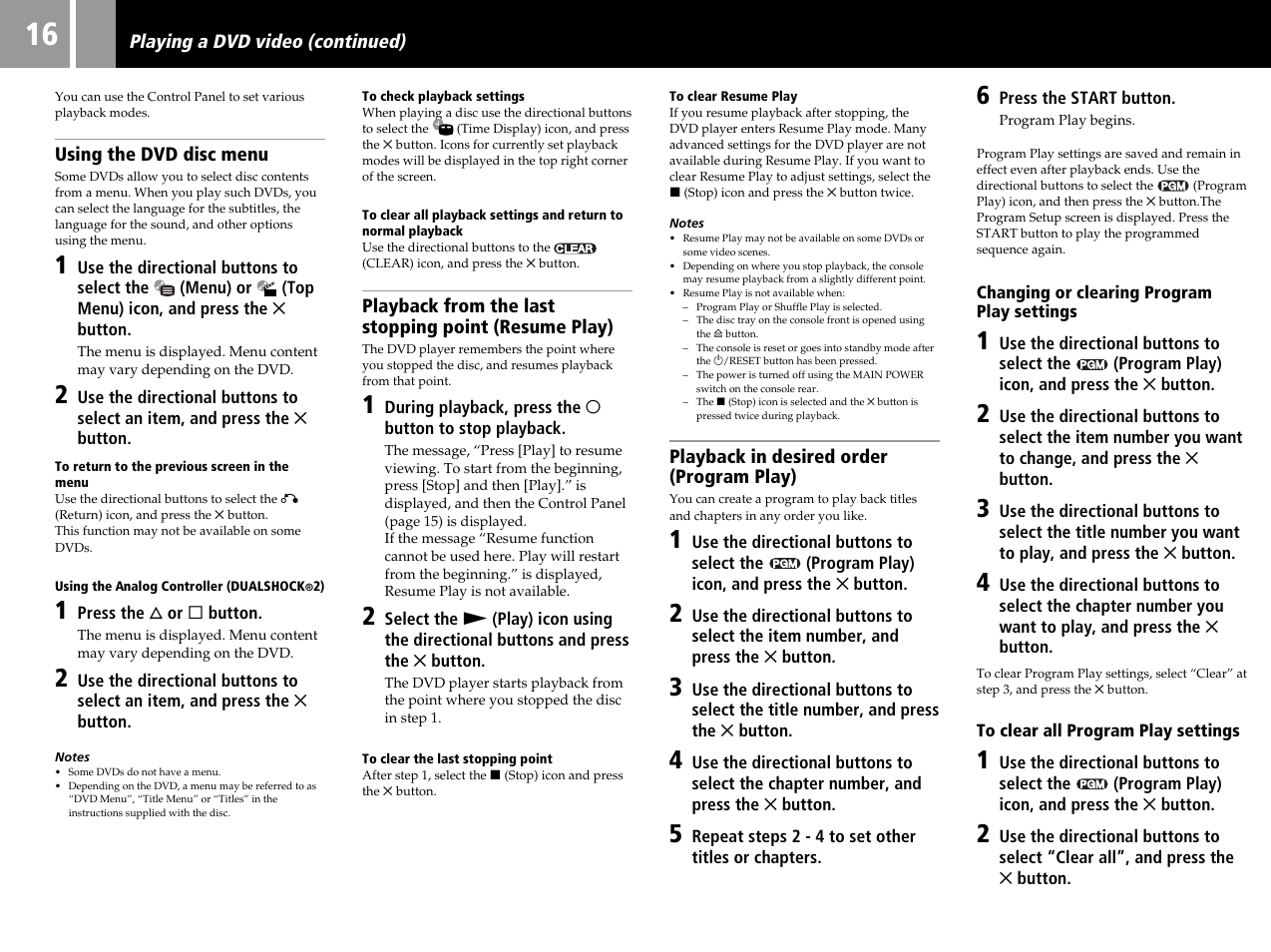 Sony SCPH-50004 SS User Manual | Page 16 / 116