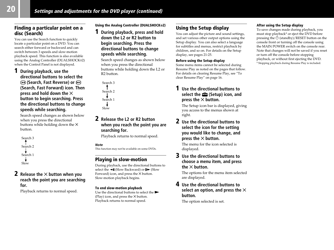 Sony SCPH-50004 SS User Manual | Page 20 / 116