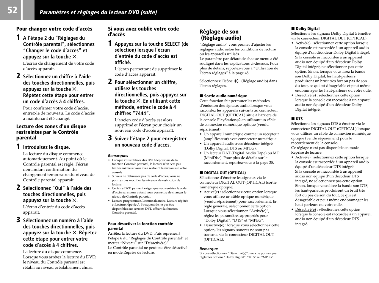 Sony SCPH-50004 SS User Manual | Page 52 / 116