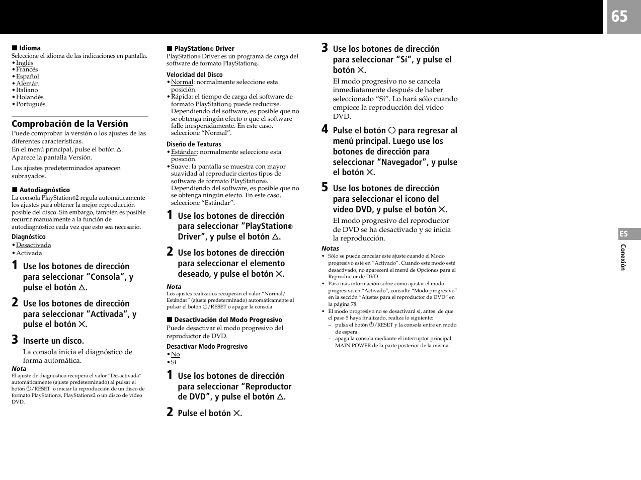 Sony SCPH-50004 SS User Manual | Page 65 / 116